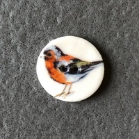 Chaffinch Smaller Medium Circular Button